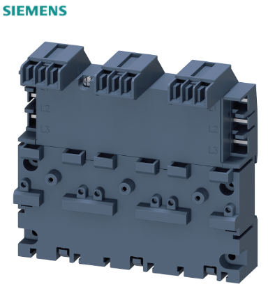 3 相母線包括擴展插頭，適用于 3 個斷路器 S00 和 S0