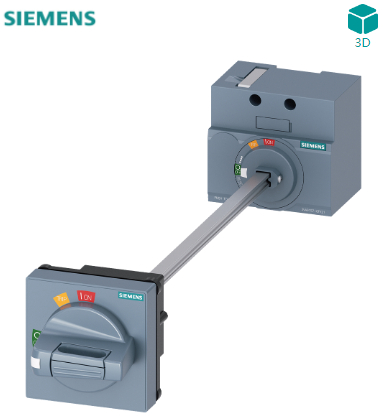 門聯(lián)鎖旋轉(zhuǎn)驅(qū)動 標準 IEC IP65 帶門聯(lián)鎖 附件，用于： 3VA1 100/160