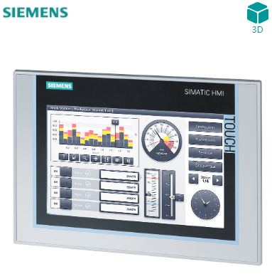 SIMATIC HMI TP900 Comfort， 精智面板， 觸摸操作， 9” 寬屏 TFT