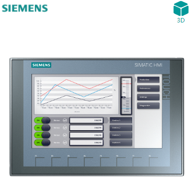 SIMATIC HMI，KTP900 基本版， 精簡面板， 按鍵式/觸摸式操作， 9