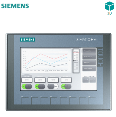 SIMATIC HMI，KTP700 基本版 DP， 精簡面板， 按鍵式/觸摸式操作， 7